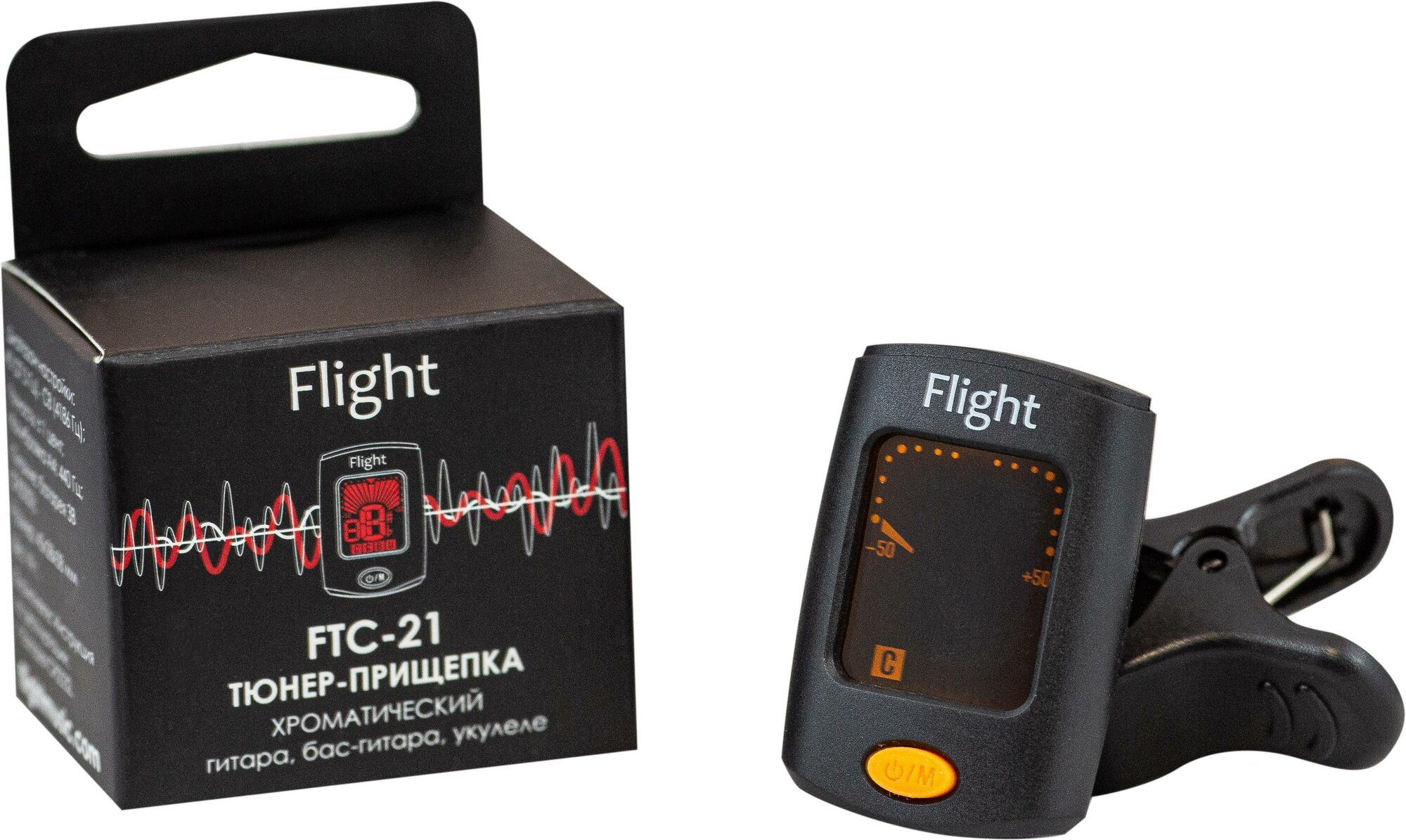 FLIGHT FTC-21 Тюнер хроматический — радиотюнеры — аудиотехника
