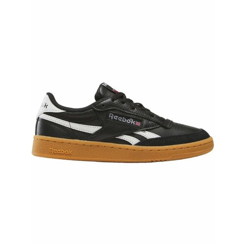 фото Кеды reebok club c revenge vintage, полнота f (eu)/ на среднюю стопу, размер 9.5, черный
