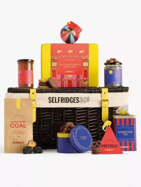 SELFRIDGES SELECTION Набор угощений The Alcohol-Free Treats Christmas Hamper 8шт