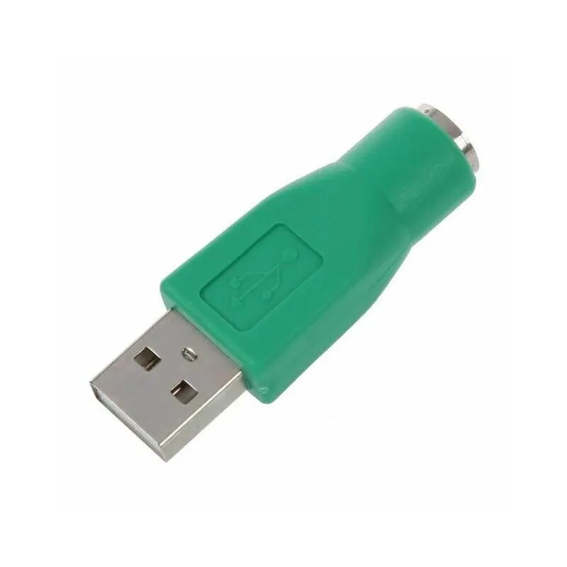 Инструментальный кабель USB Type-A/PS/2, зеленый