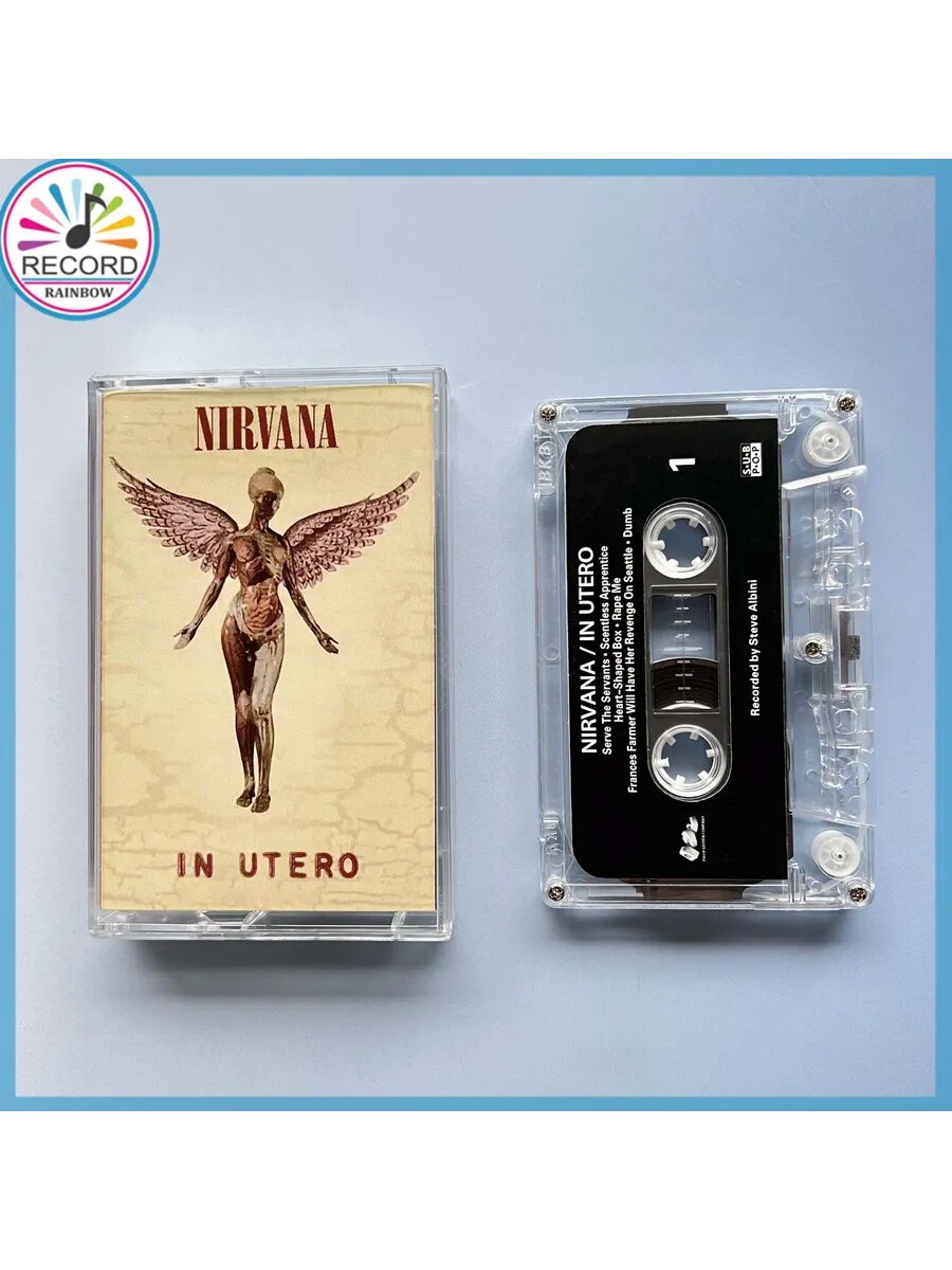 Nirvana In Utero кассета Совершенно новый Запечатанный