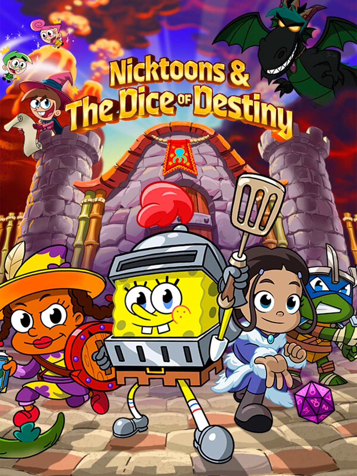 Игра Nicktoons & The Dice of Destiny, ключ активации Steam, PC, GameMill Entertainment