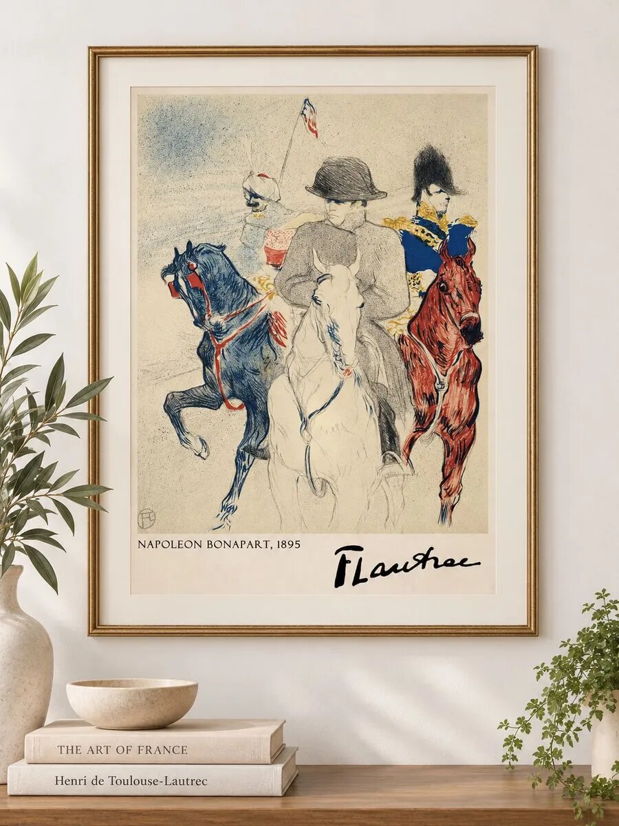 Постер Наполеон Бонапарт 1895 Анри де Тулуз Лотрек A3