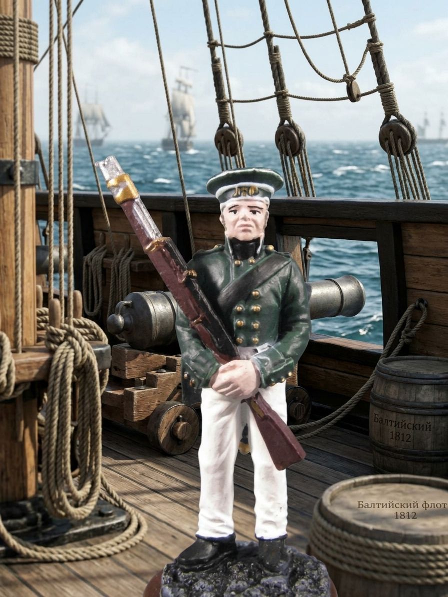 Оловянный солдатик Матрос корабельного экипажа Балтийского флота, 1812