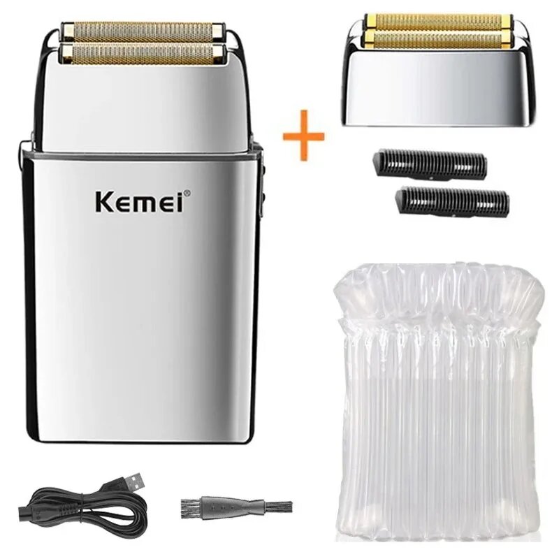 Электробритва Kemei TX5 Pro, Option 3, серебристая