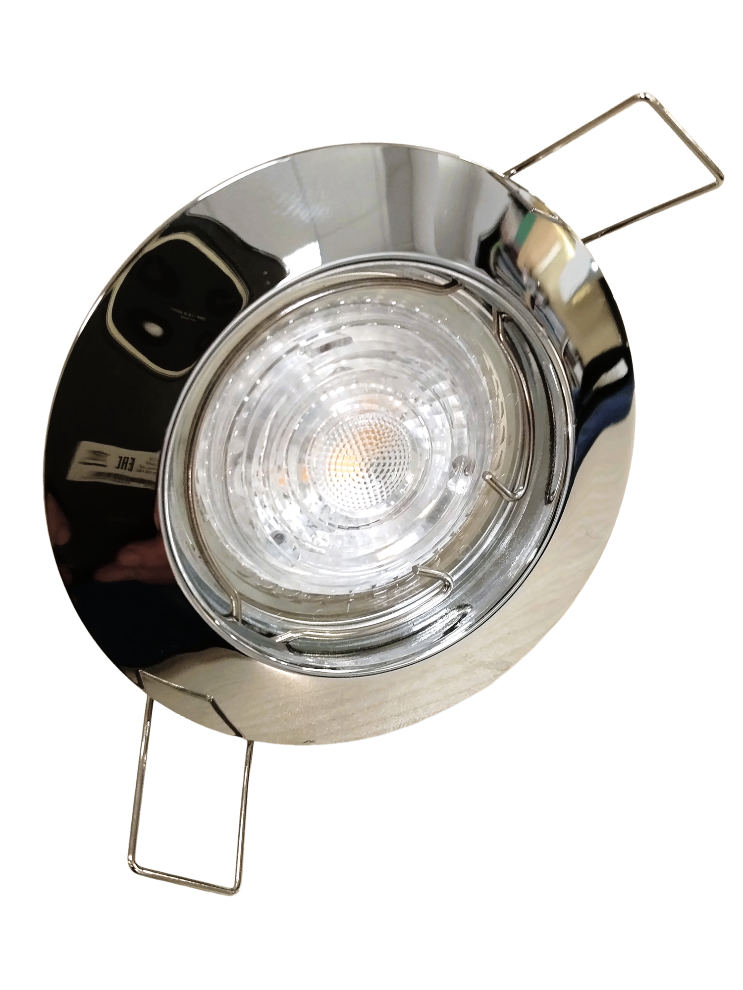 Светильник Arkoslight 0037-00-00-C встраиваемый, MR16 GU5.3, потолочный, диаметр 80 мм, металл, цвет хром, IP20