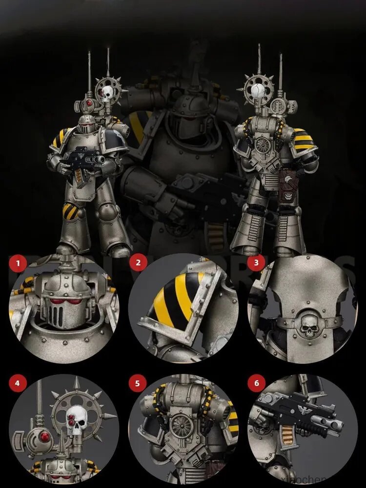 Seventitans Подвижная фигурка Warhammer 30K Iron Warriors MKlll Tactical Squad SET OF 2 1/18 коллекция игрушек