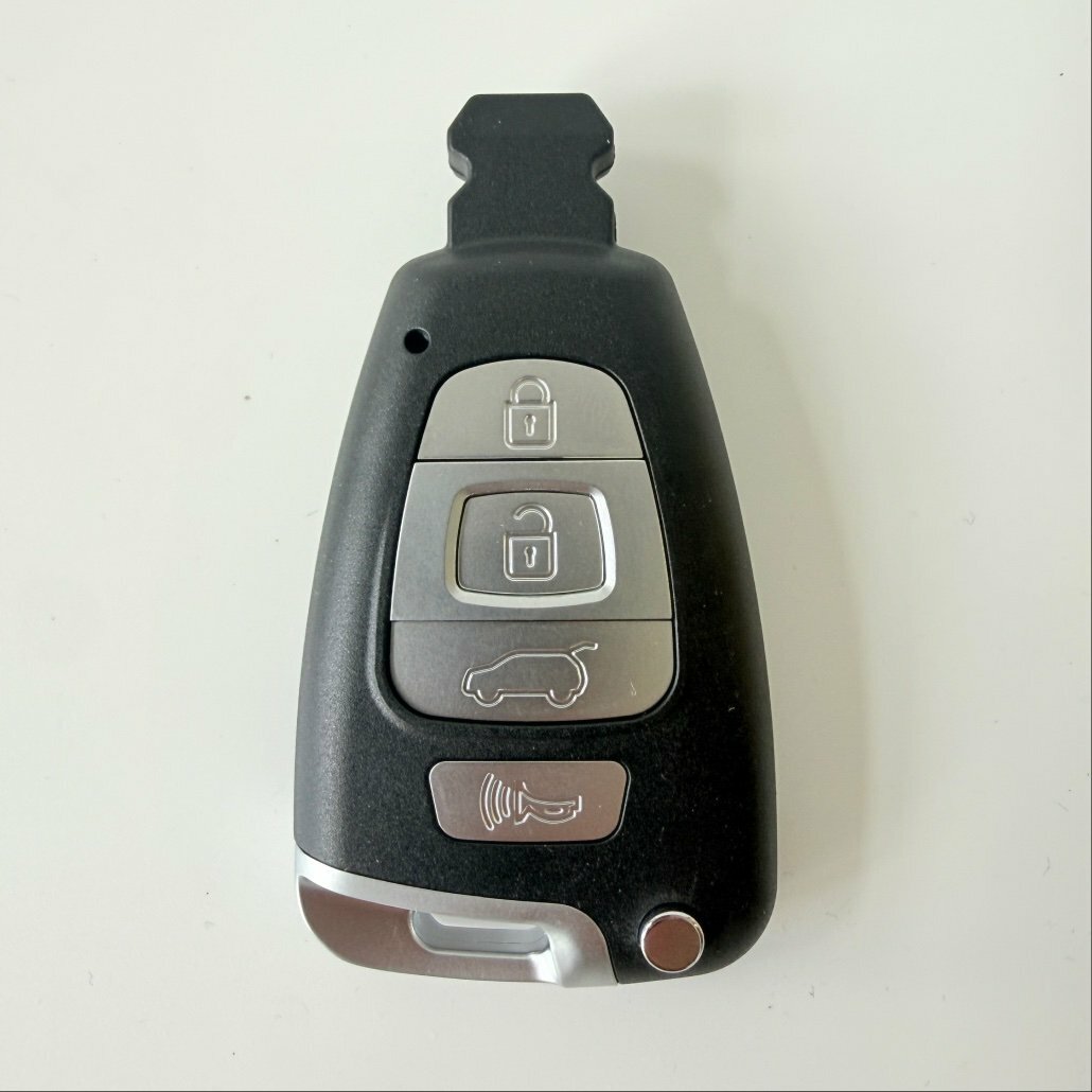 Корпус смарт-ключа Hyundai Solaris, Creta, Tucson, Elantra, Kia Rio, Sportage, RS-HY-30 4 кнопки