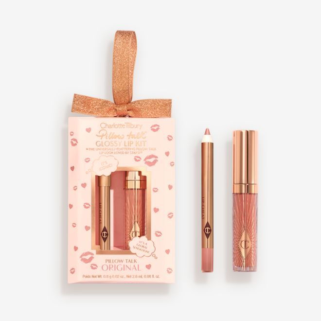Charlotte Tilbury Подарочный набор для губ Pillow Talk Original Glossy Lips Duo