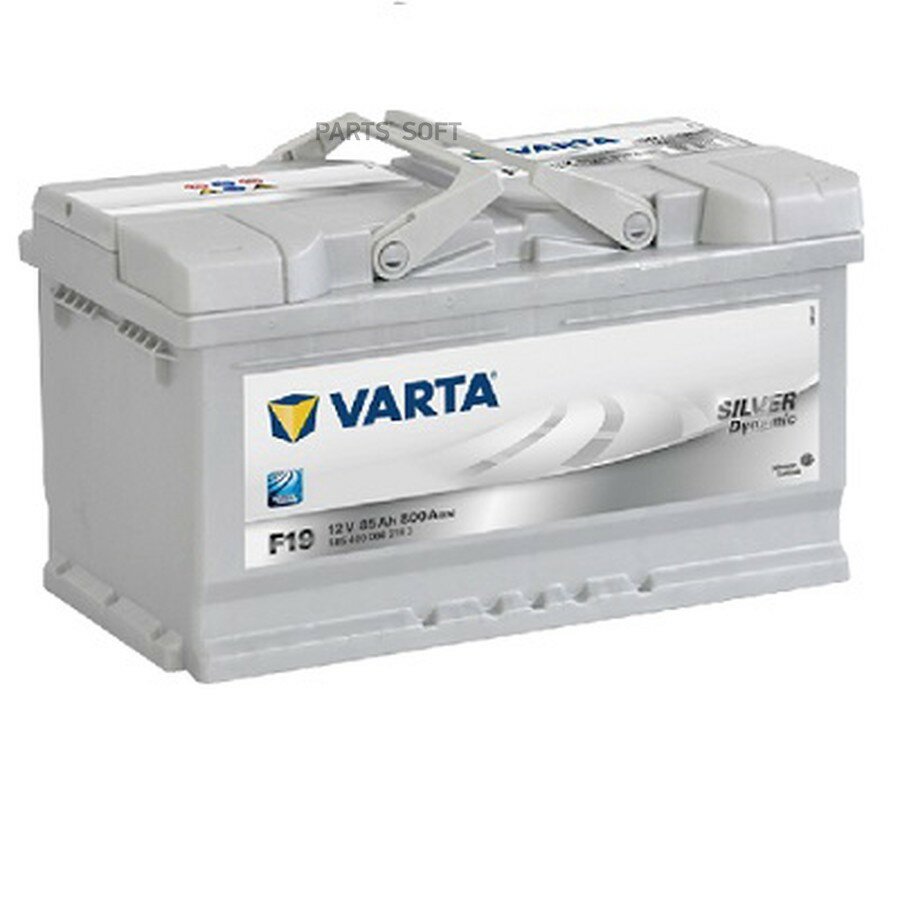 Аккумуляторная батарея Silver Dynamic [12V 85Ah 800A B13] от официального дистрибьютора, VARTA, артикул 585400080