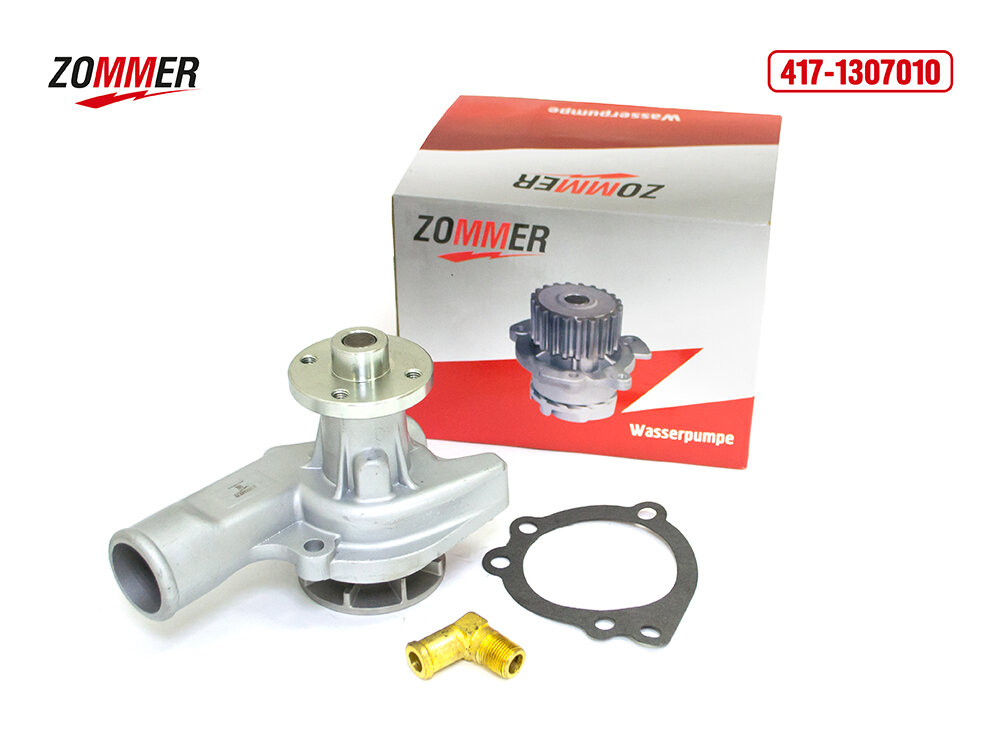 Насос водяной УАЗ с дв. УМЗ 417 (90 л. с.) (полупомпа) ZOMMER ZOMMER 4171307010