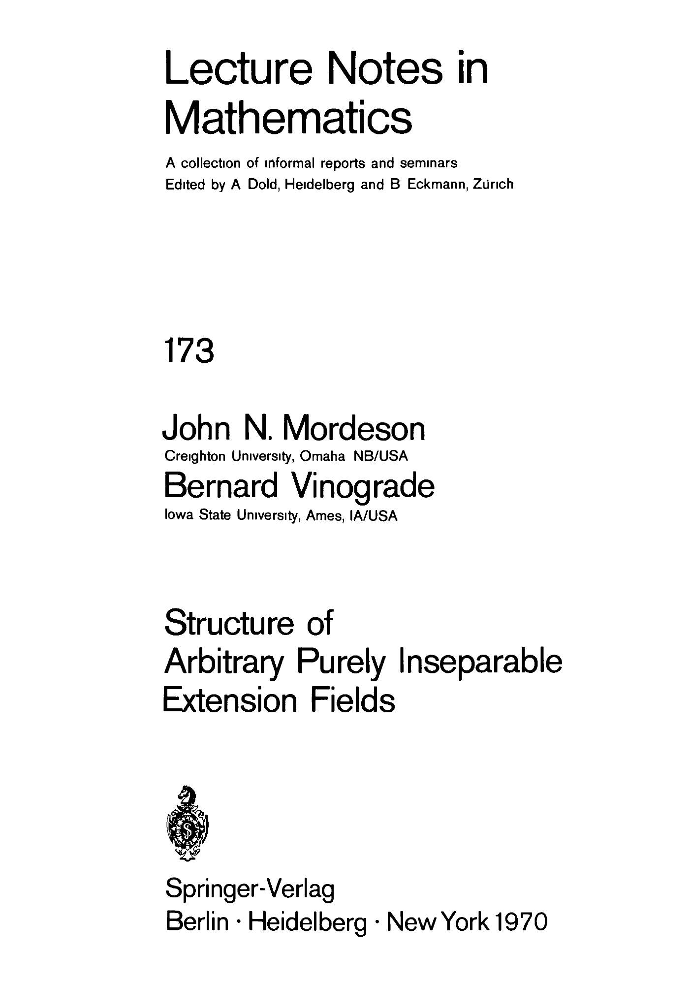 Structure of Arbitrary Purely Inseparable Extensions — фото 1