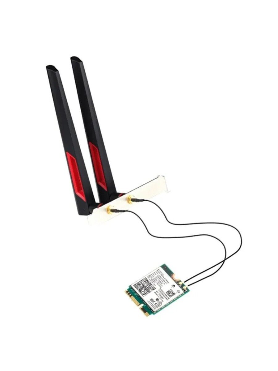 C8Для карты BE200 WiFi 7 M.2 Bluetooth 5.4 BE200NGW 2,4G/5G/6ГГц беспроводной адаптер сетевой с антеннами (10Dbi)