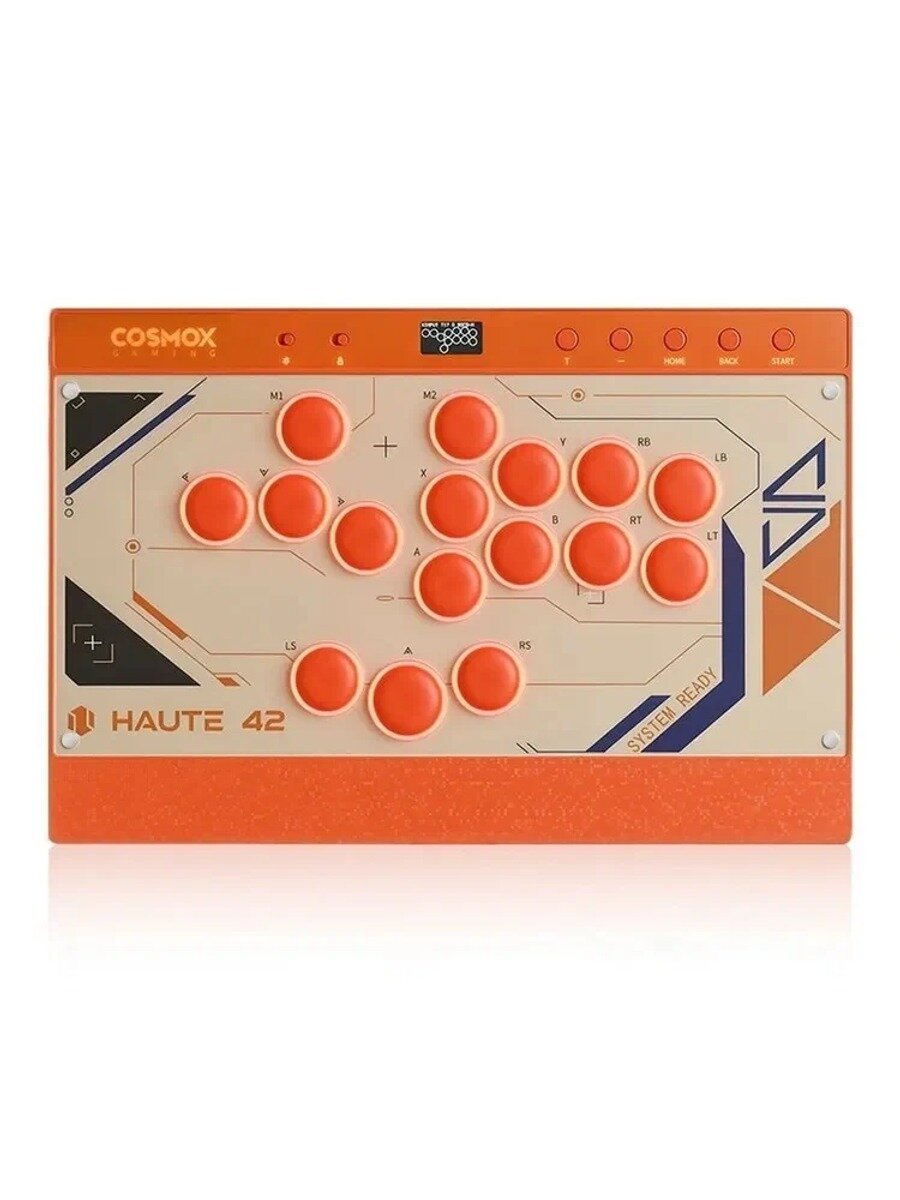 Haute42 Hitbox RGB Button Rims Магнитный аркадный контроллер C16 оранжевая версия