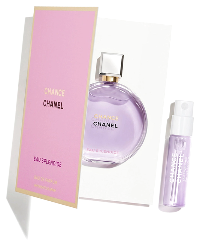 Парфюмерная вода Chanel Chance Eau Splendide пробник 1.5 / Шанель Шанс О Сплендид миниатюра / Стойкий и яркий аромат