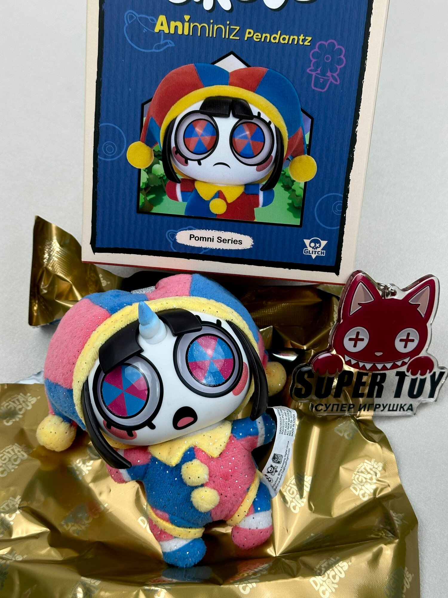 The Amazing Digital Circus Pomni Animiniz Pendantz Премиум плюшевая фигурка-брелок#Super Rare Pomni