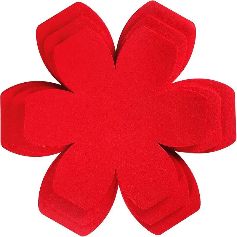 Войлочные подставки для посуды Красный, Red