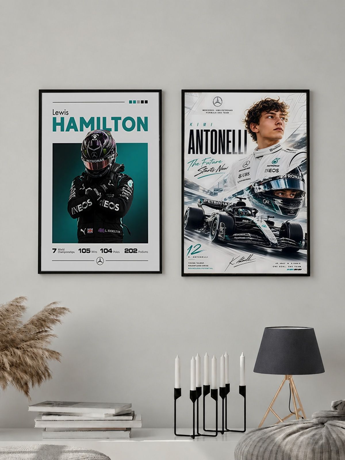 Набор Постеров / Плакатов Формула 1 (Formula 1) 2 Листа А3