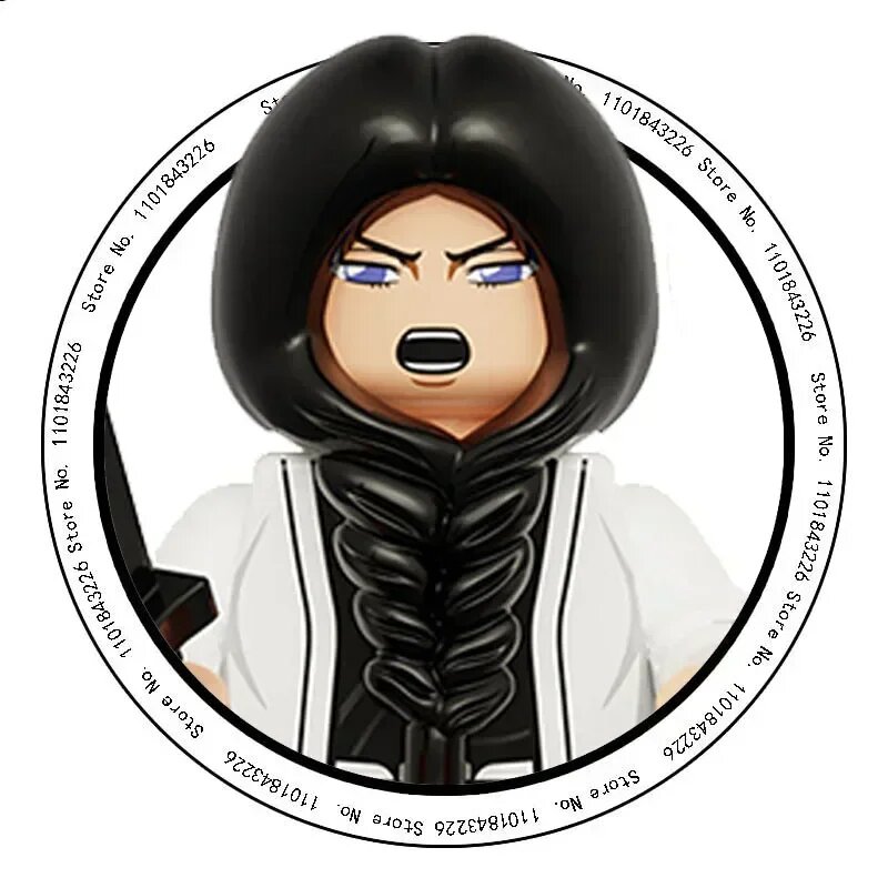 Конструктор KDL820 мини-фигурки BLEACH и Jujutsu Kaisen Черный, K2121