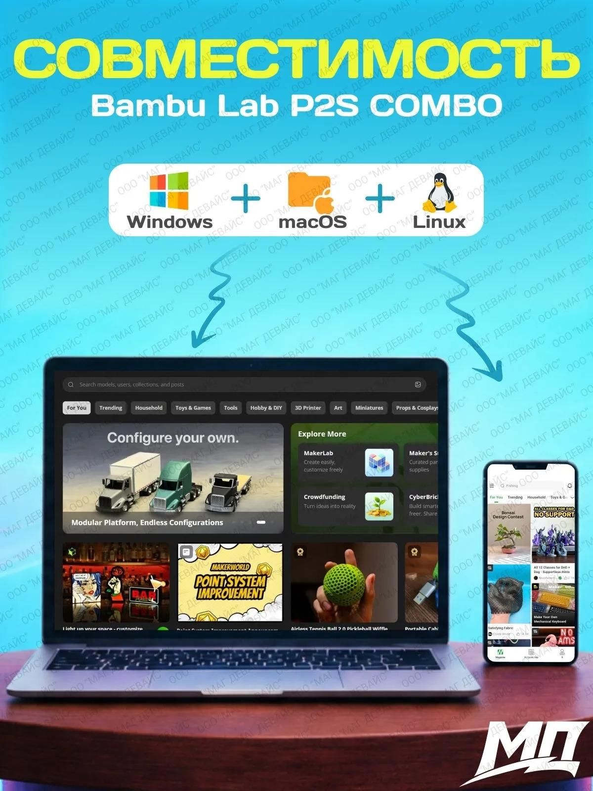 3D-принтер Bambu Lab P2S Combo — фото 1