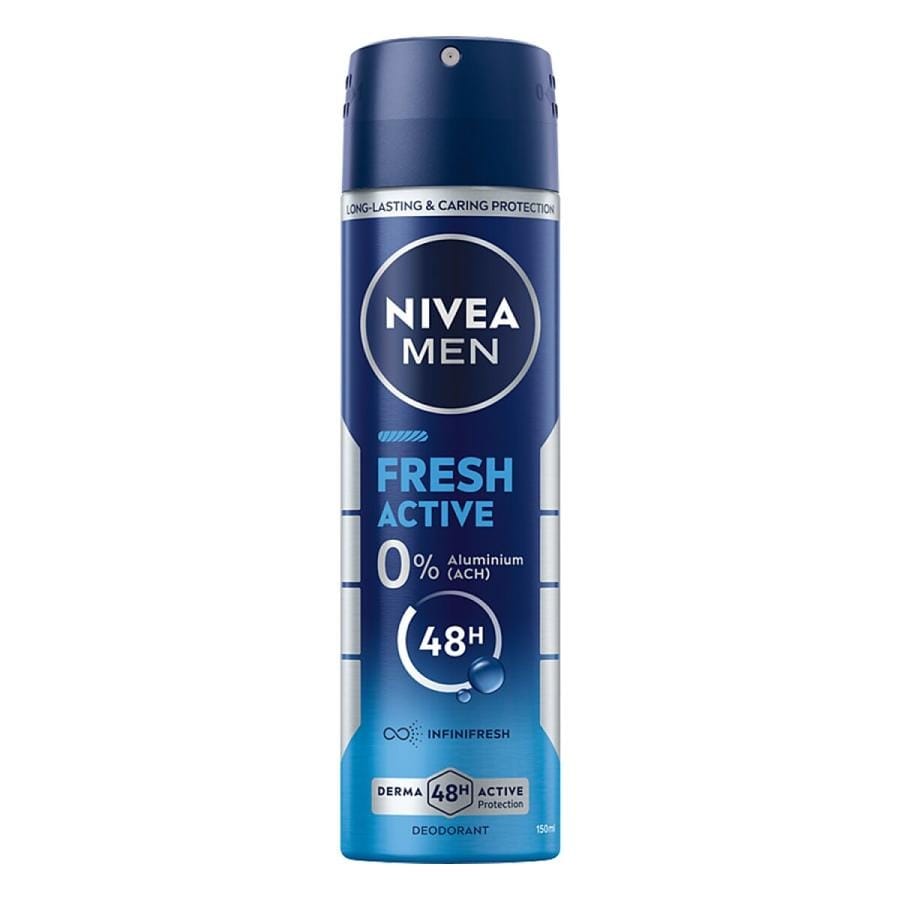 Дезодорант Nivea Men Fresh Active, спрей, 150 мл
