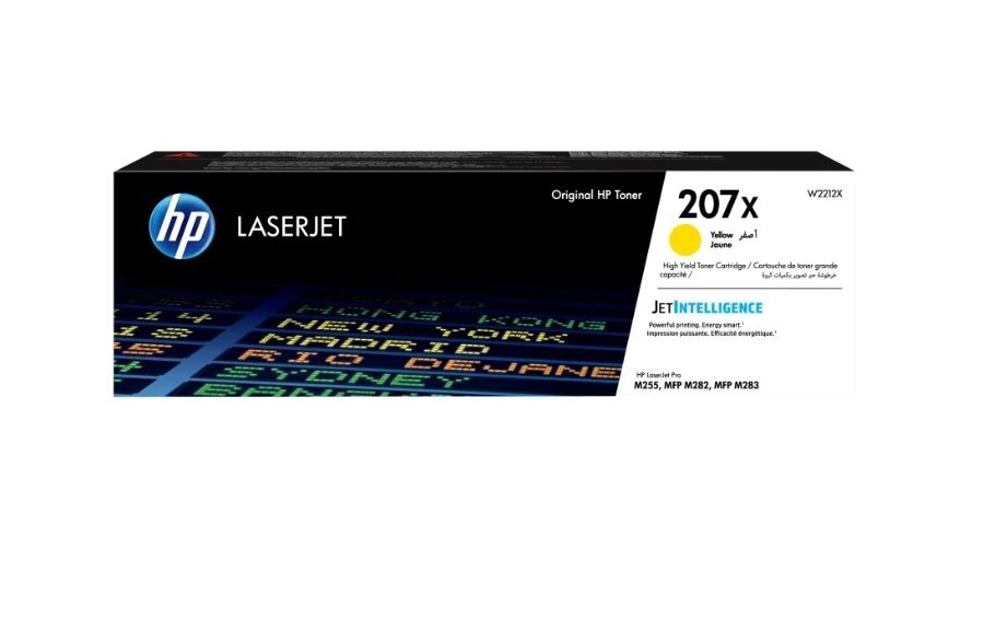 Картридж HP W2212X, жёлтый для HP Color LaserJet Pro M255/ MFP M282/ M283 (2450 стр.)