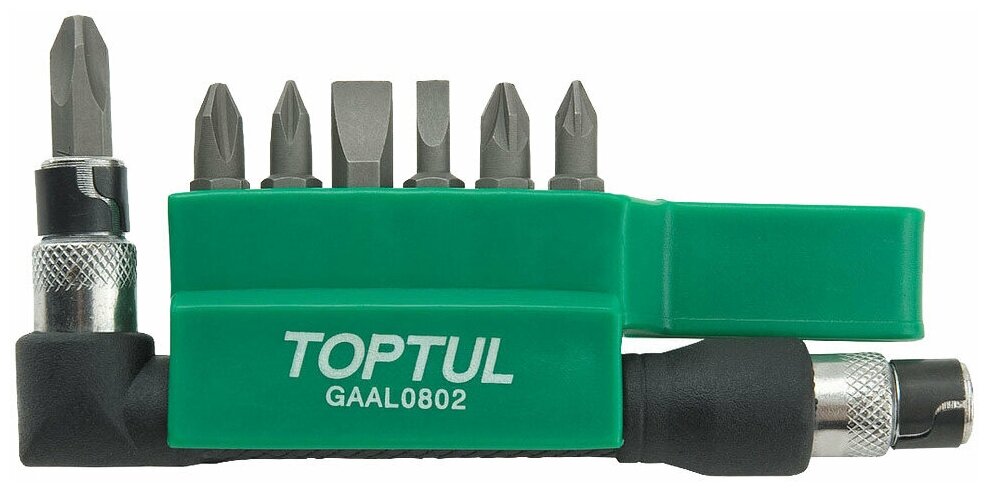 Набор бит 1/4 30мм 8шт. Toptul gaal0802