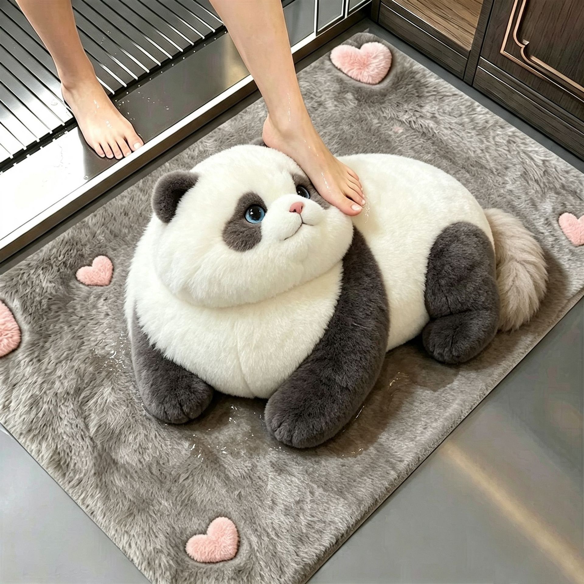 Коврик для ванной 50x80 см 2 мм 3d-эффект желтый