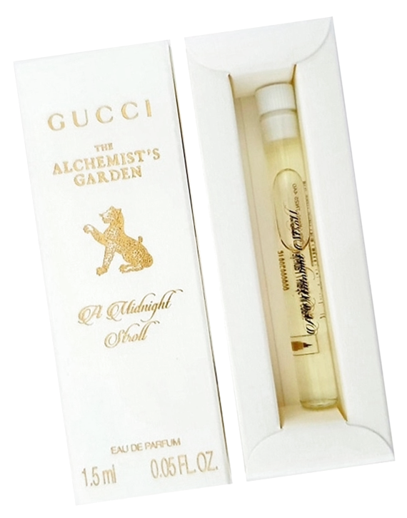 Сэмпл парфюма Gucci A Midnight Stroll 1.5 / Парфюмерная вода Гуччи Э Миднайт Строл пробник / Аромат в мини-флаконе