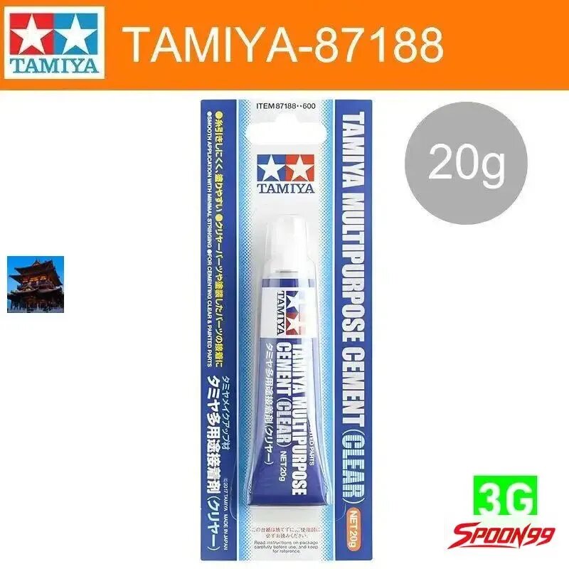 Клей Tamiya 87188 для сборных моделей, прозрачный, 20 г
