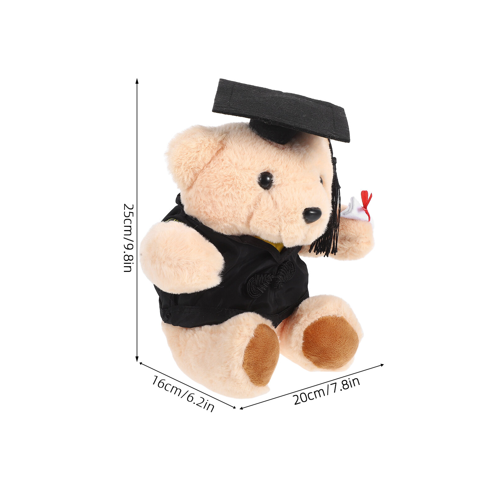 Милый Мишка Врач Игрушка Для Выпускников 25.00X20.00X16.00Cm