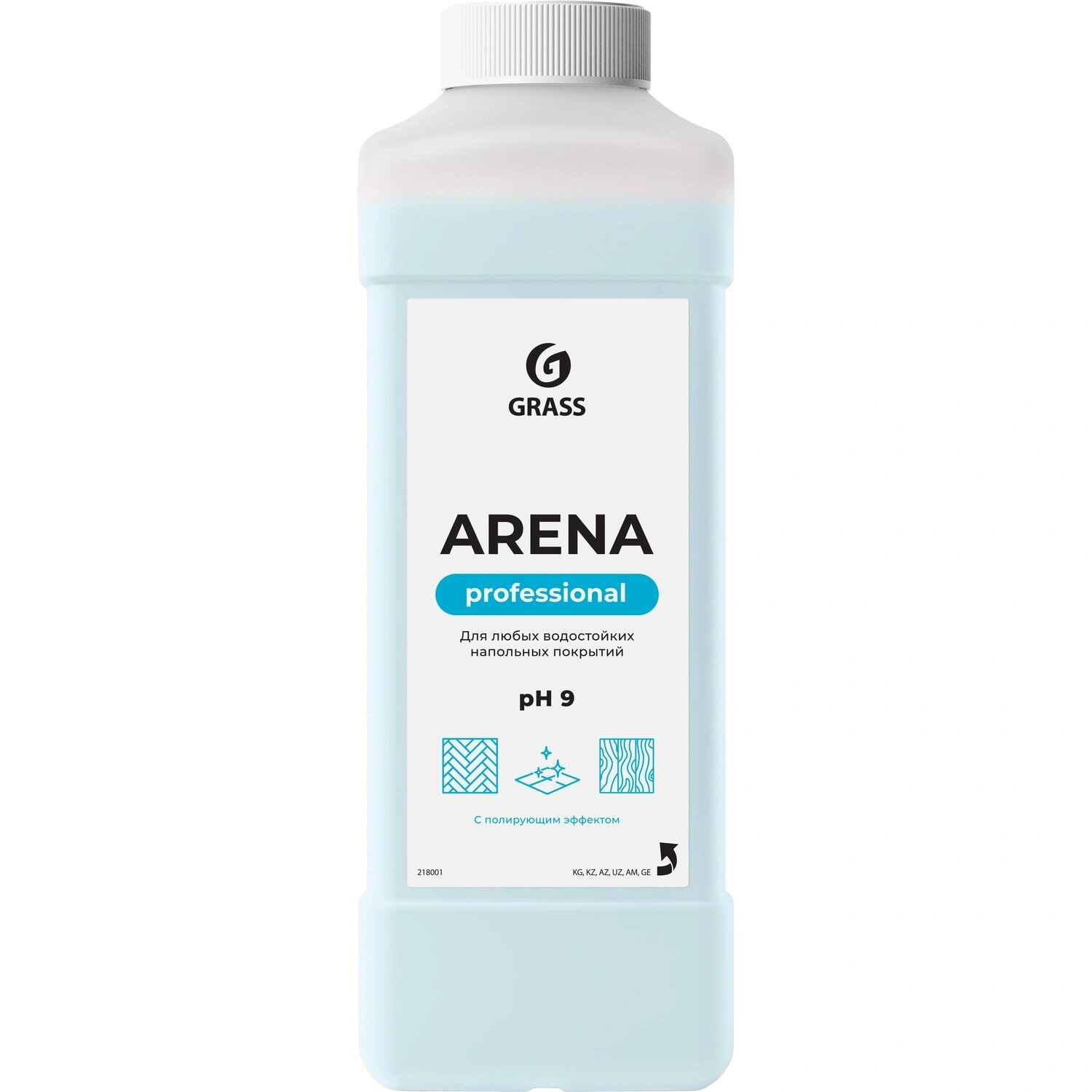 Grass Моющее средство для ламината, паркета и мрамора Grass Arena 1 л (концентрат)