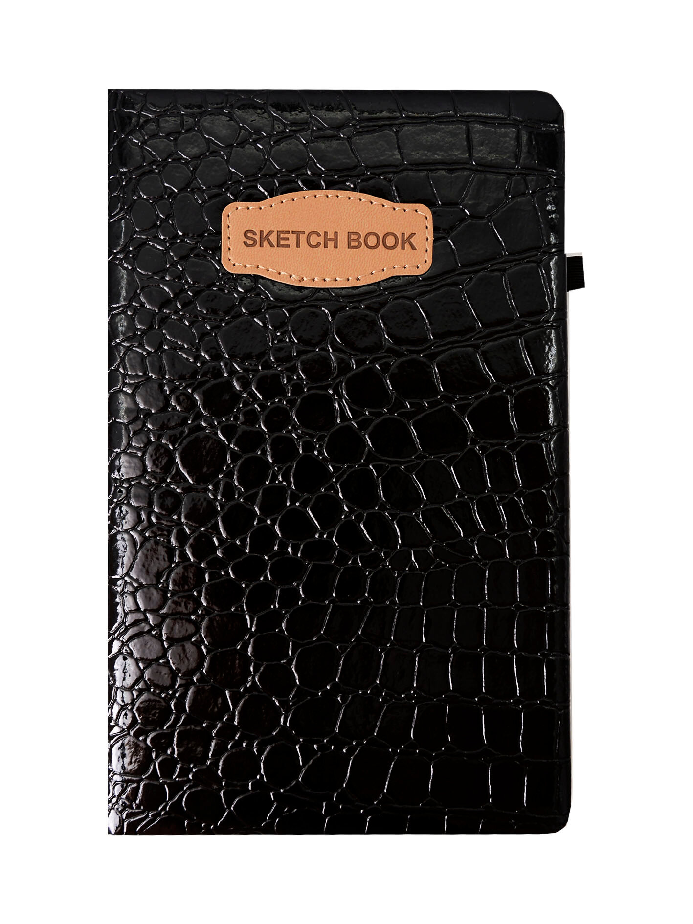 Скетчбук «CROCO», А5, 80 листов, 140 г/м2, слоновая кость, Brauberg