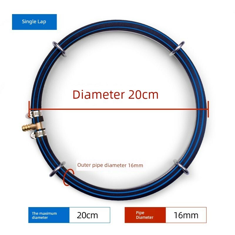 Нержавеющая сталь 304 Одиночный аэратор 20 см для аэрации аквариума