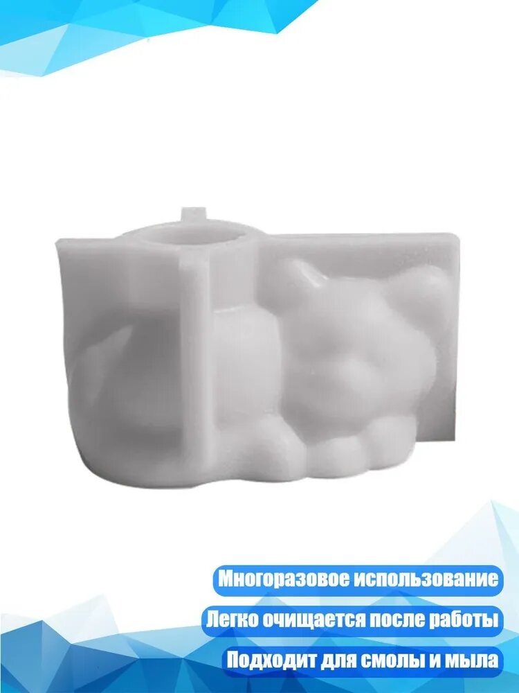 Силиконовая форма Спящий кот