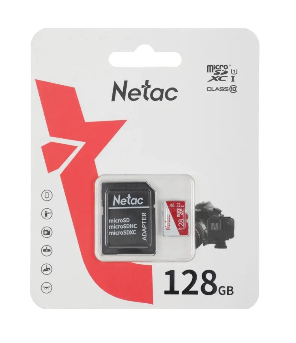 Флеш карта Netac P500 ECO 128Gb