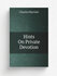 Hints On Private Devotion | Charles Marriott | Репринт