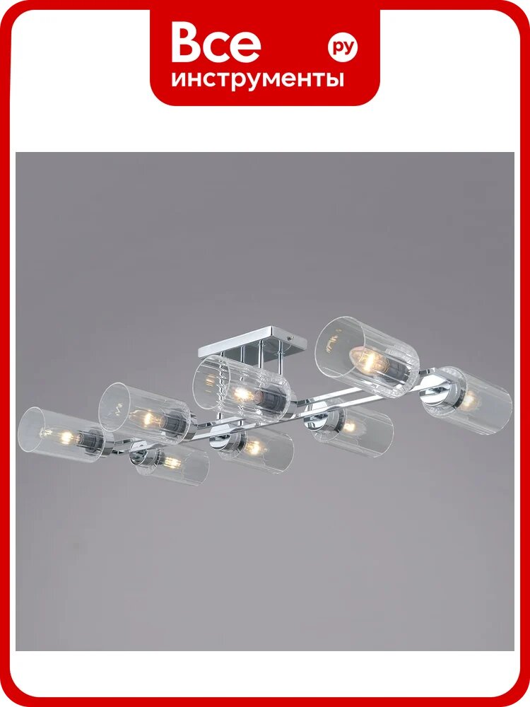 Потолочная люстра ILLUMICO IL0780-8CSQ-25 CR NAPLES