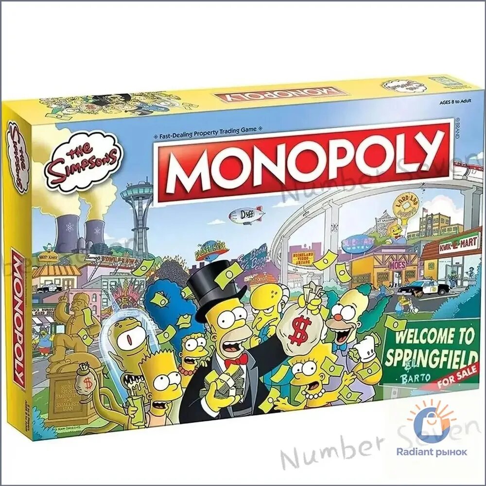 Настольная игра "The Simpsons Монополия классическая" -kg-Rich