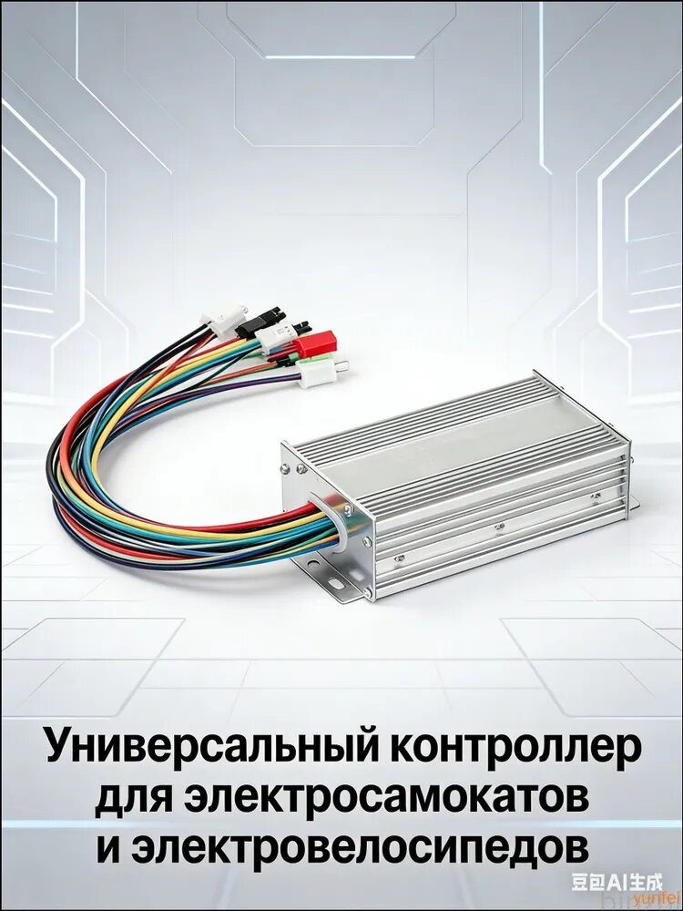 Универсальный контроллер 500W 4864V, популярный для электровелосипедов и самокатов