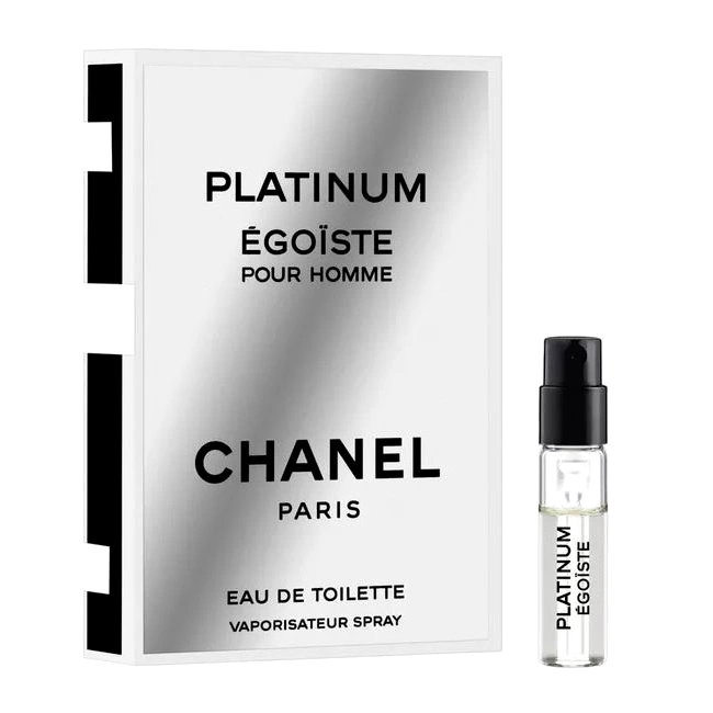 Сэмпл аромата Chanel Egoiste Platinum 1.5 / Туалетная вода Шанель Эгоист Платинум миниатюра / Стойкий парфюм
