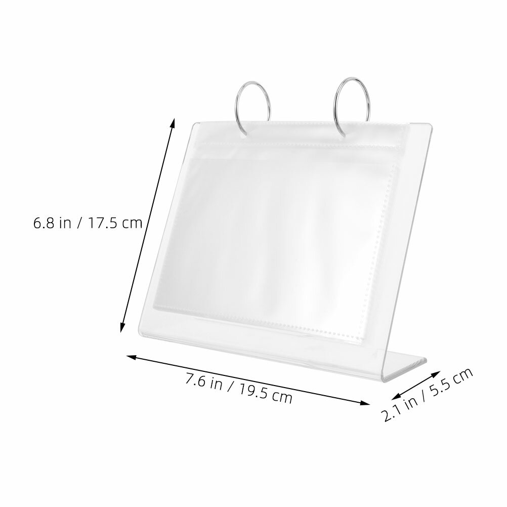 Держатель Для Стикеров Для Ногтевого Искусства Прозрачный 19.50X17.50X5.50Cm