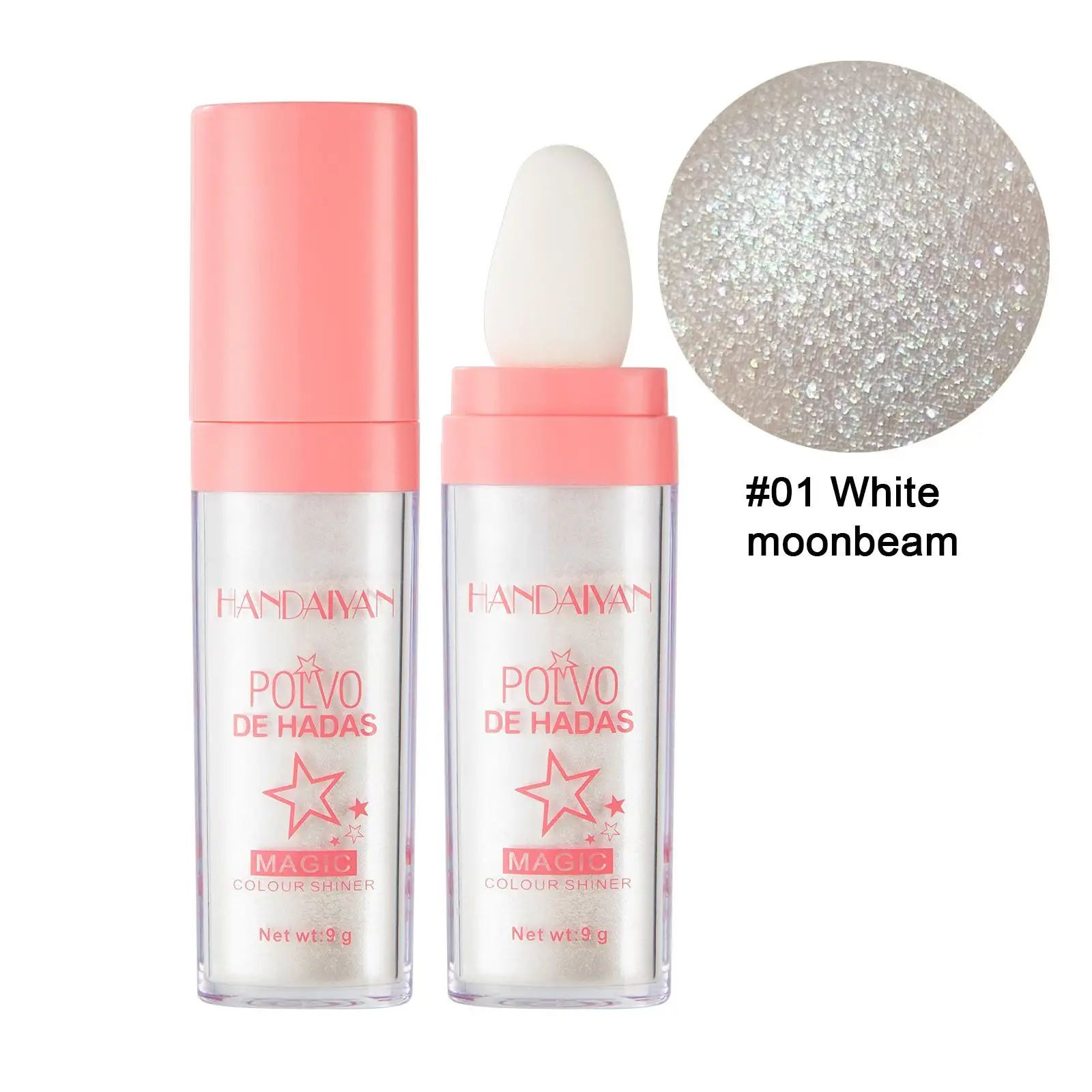 Пэт Pink Body Highlight Powder Лицевая осветляющая тонкая и блестящая