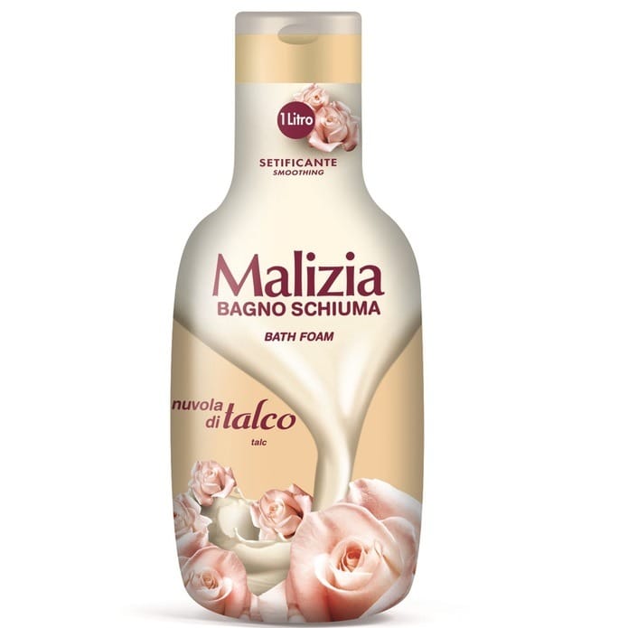 Средство для душа Malizia Bath Foam, тальк, 1000 мл