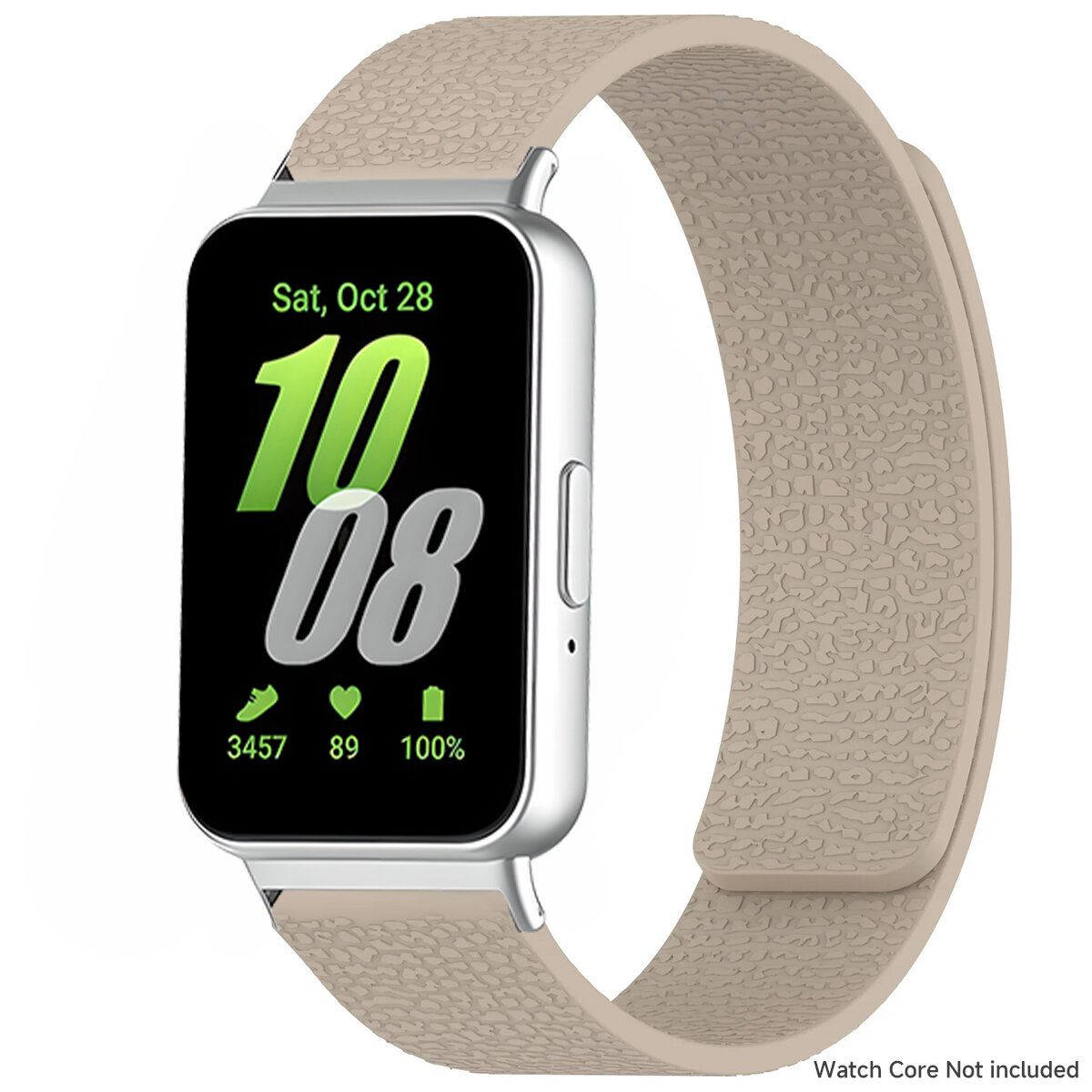 Текстура личи силиконовый ремешок Для Samsung Galaxy Fit3 , магнитный спортивный ремешок Для Samsung Fit 3