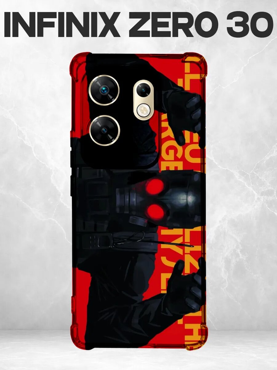 Чехол на Infinix Zero 30 с принтом resident evil