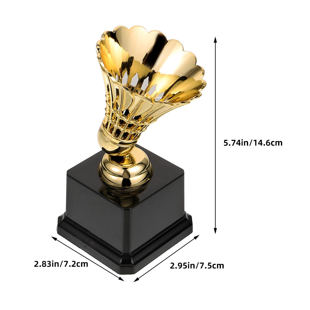 2 Шт Декоративный Трофей Для Детей В Форме Волана Размер 14.60X7.50X7.20Cm