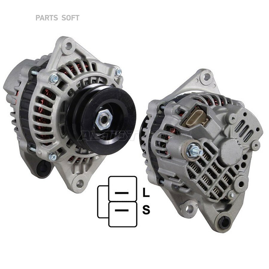 Генератор Mazda Bongo Brawny 90-10 / Bongo Friendee 95-05 (WLT 12V 80A) от официального дистрибьютора, SAT, артикул ST850046
