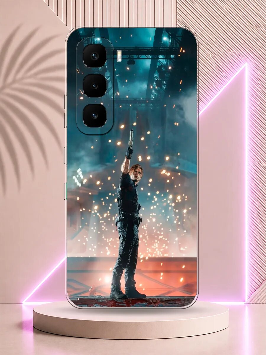 Чехол на Infinix Hot 60i Леон Кеннеди