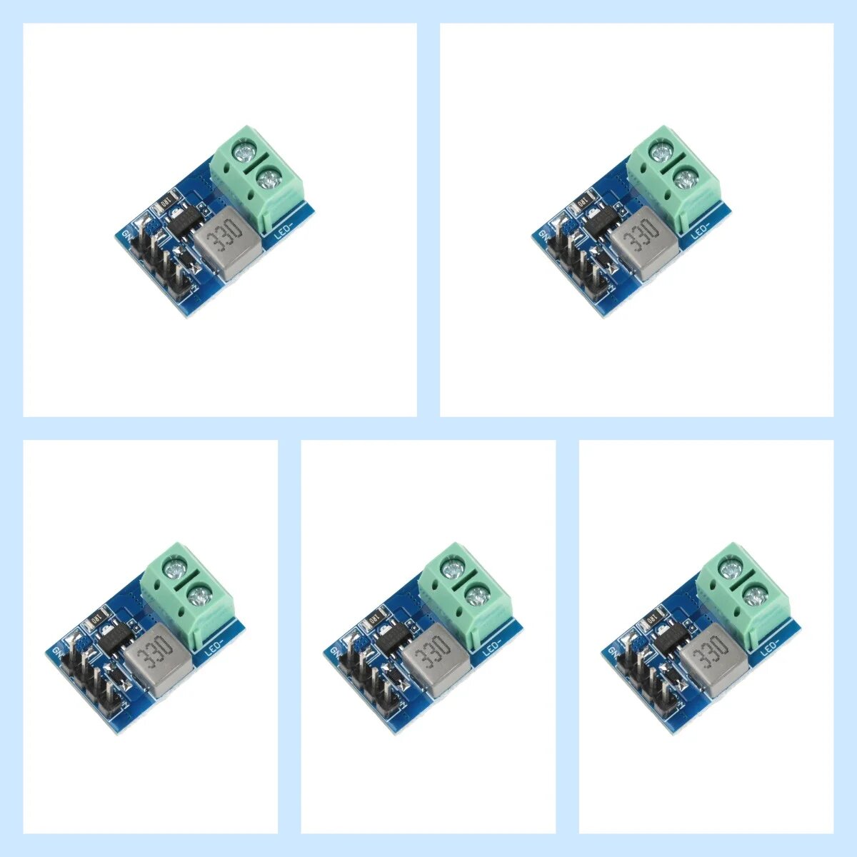 Модуль драйвера светодиодов PT4115 12В 5pcs